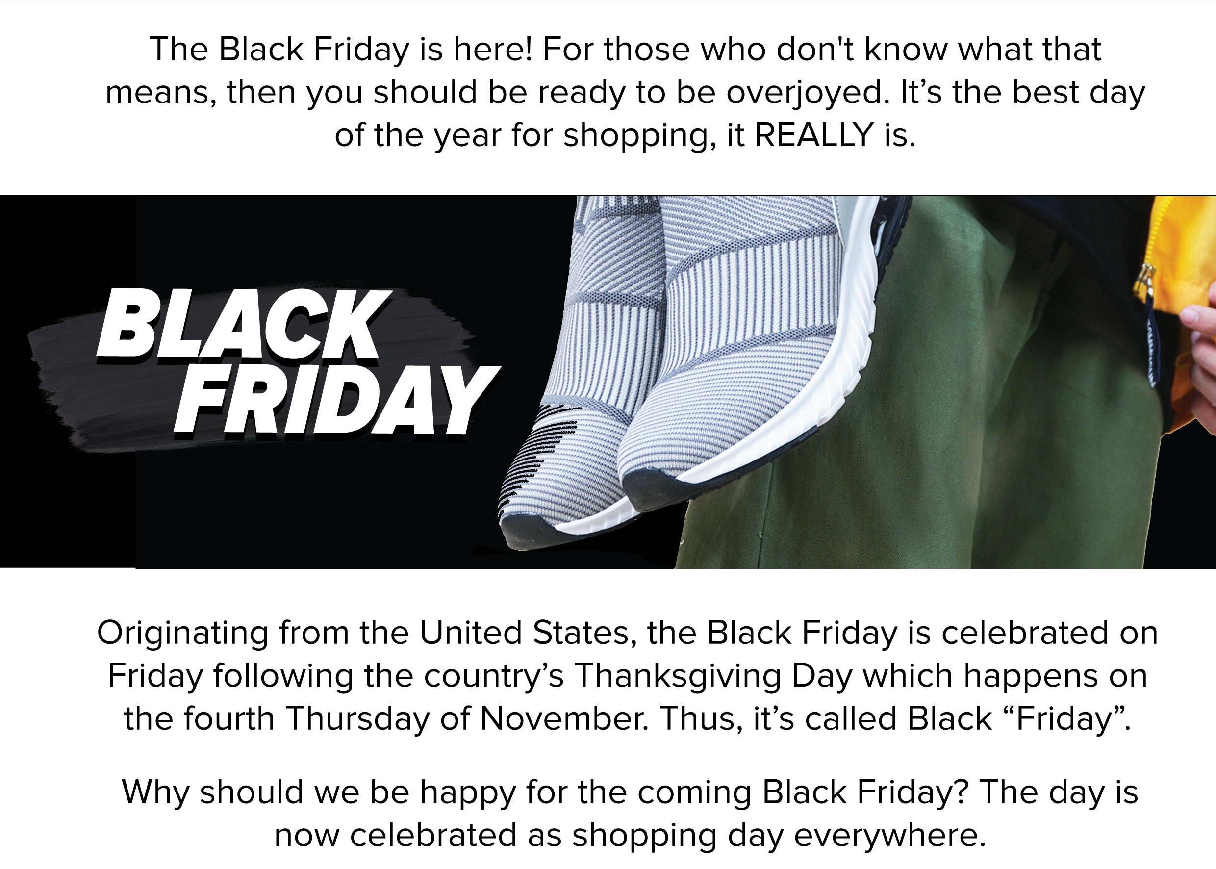 Black Friday is the Day